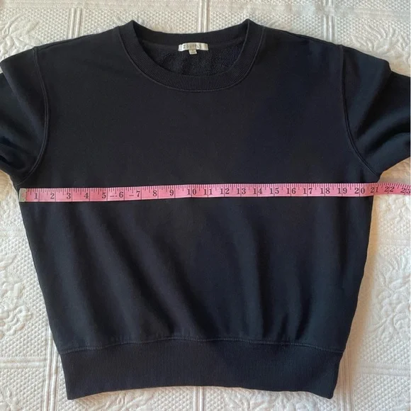 Z Supply Classic Crew Sweatshirt Black XS - Picture 8 of 11